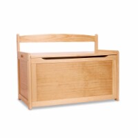 Melissa & Doug® Wooden Toy Chest - Honey