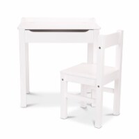 Melissa & Doug® Wooden Lift-Top Desk & Chair - White