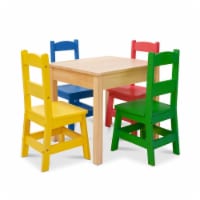 Melissa & Doug® Primary Colors Table & Chairs Set