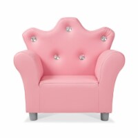 Melissa & Doug® Faux Leather Child's Crown Armchair - Pink