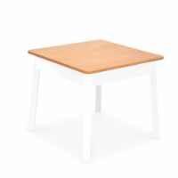 Melissa & Doug Natural & White Wooden Square Table