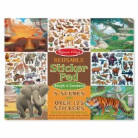 Melissa And Doug Jungle And Savanna Reusable Sticker Pad