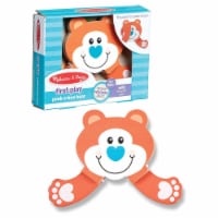 Melissa And Doug First Play Peek-A-Boo Bear Wooden Play Set