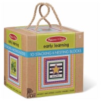 Melissa And Doug Stacking Nesting Blocks Shapes 10 Count
