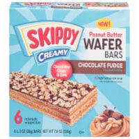 Skippy® Peanut Butter & Chocolate Fudge Creamy Wafer Bars Perspective: Main