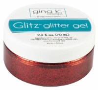 Gina K Designs Glitz Glitter Gel 2.3oz-Red Velvet