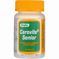 Rugby Cerovite Senior Vitamin & Mineral Supplement Tablets, 60 Ct