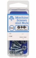 Hillman™ No. 8-32 Slotted Steel Machine Screws & Nuts - 8 Pack