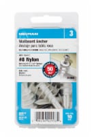 Hillman #8 Nylon Wallboard Anchors Perspective: Main