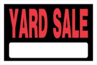 Hillman Yard Sale Sign - Black/Red Perspective: Main