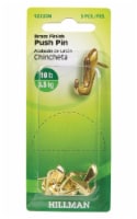Hillman Brass Push Pin Hangers Perspective: Main
