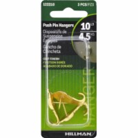 Hillman™ AnchorWire Gilt Push Pin Picture Hook Perspective: Main