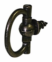 HILLMAN AnchorWire Antique Oval Ring Hanger - Brass Perspective: Main
