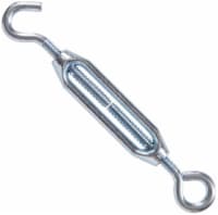 Hillman 1/4"-20 x 7-3/8" Zinc Hook and Eye Turnbuckles Perspective: Main