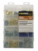Hillman STEELWORKS L2 Brass-Plated Assorted House Holder Kit 50 lb. 1 pk - Total Qty: 1; Each
