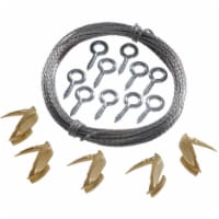 Hillman Anchor Wire 15 Lb. Capacity Wallbiter Picture Hanging Kit 122395