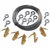 Hillman Anchor Wire 20 Lb. Capacity Wallbiter Picture Hanging Kit 122396