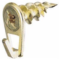 HILLMAN 35lb Sm Brass Nylon Hook 122399
