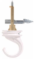 Hillman 40 Pound White Ceiling Drill Hook Perspective: Main