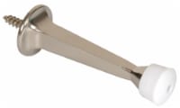 Hillman Hardware Essentials Square Rigid Door Stops - Brass