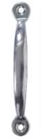 Hillman Door Pull - Zinc Perspective: Main