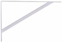 Hillman Hardware Essentials Shelf Bracket - White Perspective: Main