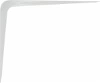 Hillman Shelf Bracket - White Perspective: Main