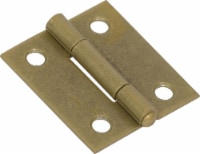 Hillman Light Narrow Door Hinge - Brass Perspective: Main