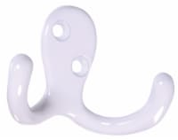 Hillman Clothes Hook - White Perspective: Main