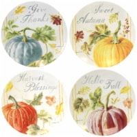 Tabletop Pumpkin Patch Salad Plate Ceramic Fall Thanksgiving C46004239