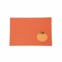 Felt Harvest Pumpkin Placemat Set of 6