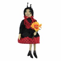 Joe Spencer Lucinda Ladybug Figurine Fabric Plush Gathered Traditions Xfgs76864