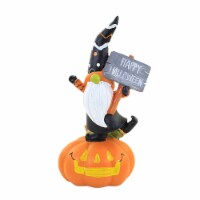 Halloween Gnome With Halloween Sign Polyresin Pumpkin Jack-O-Lantern Xfgh76905