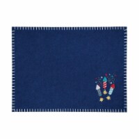 Sparkler Felt Set of 6 July 4th Placemat
