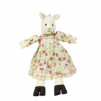 Gallerie II 11 Cream White and Pink Libby the Lamb Girl Sitting Easter Tabletop Figurine