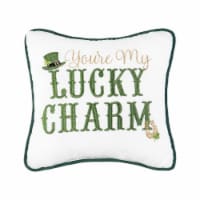 10 x 10 You're My Lucky Charm Embroidered Throw Pillow St. Patrick's Day Themed