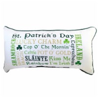 Saint Patricks Irish Font Pillow Fabric Home Decor St Patricks Day C86156236