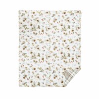Edith Quilted Holly Botanical Throw Blanket