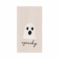 Spooky French Knot Flour Sack Kitchen Towel