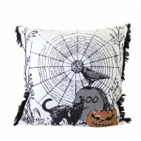 Halloween Jol Boo Spider Web Pillow Polyester Black Cat Crow Pumpkin C842982565