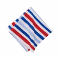 Watercolor Patriotic Stripe 4th of July Napkin Set of 6