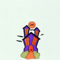 Haunted House Halloween Towel