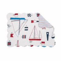 Windward Port Cotton Quilted Rectangular Reversible Placemat Set of 6