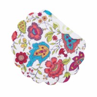 Teagan Cotton Quilted Round Reversible Placemat Set of 6