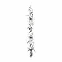 Halloween Batty Black Vine Garland Wire Spooky Bats Glittered Gar75669