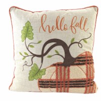 Fall Harvest Time Hello Fall Pillow Polyester Sherpa Accent Autumn C842982500a Perspective: Main