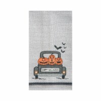 Spooky Time Halloween Embellished Flour Sack Kitchen Towel