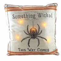 Home Decor Wicked Spider Pillow Fabric Halloween Insect Led C86144193 Perspective: Main