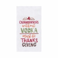 Cranberries Without Vodka Flour Sack Kitchen Dishtowel