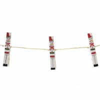 Christmas Snowman Clothespin Garland Wood Christmas Winter String Gar74461